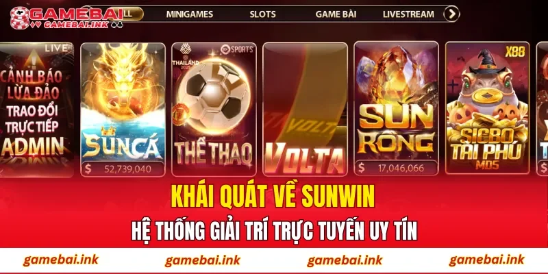 Khái quát về SUNWIN – hệ thống giải trí trực tuyến uy tín