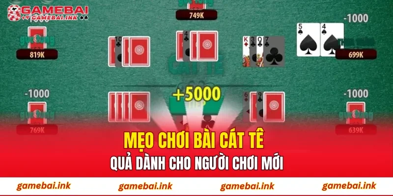 Mẹo chơi bài Cát Tê quả dành cho người chơi mới